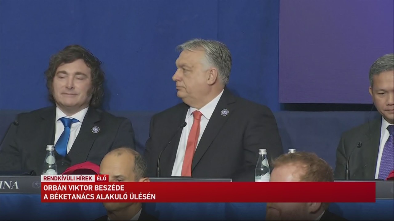 Orbán Viktor beszéde a Béketanács alakuló ülésén