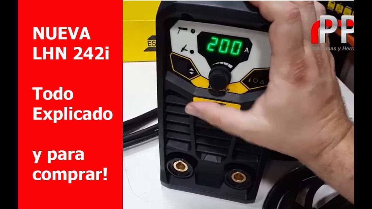 Soldadora ESAB - LHN 242i Inverter nueva | PPi - Maquinas SRL