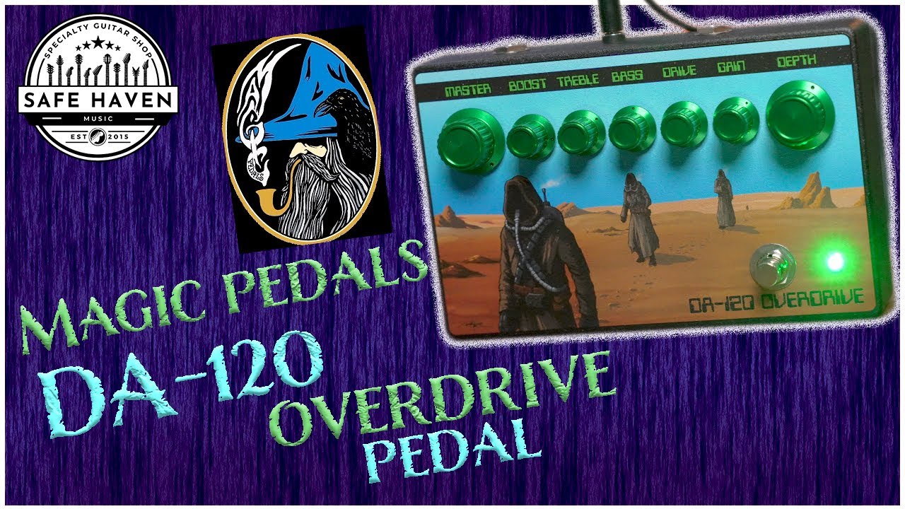 Magic Pedals DA-120 Overdrive Pedal (Demo and Review)