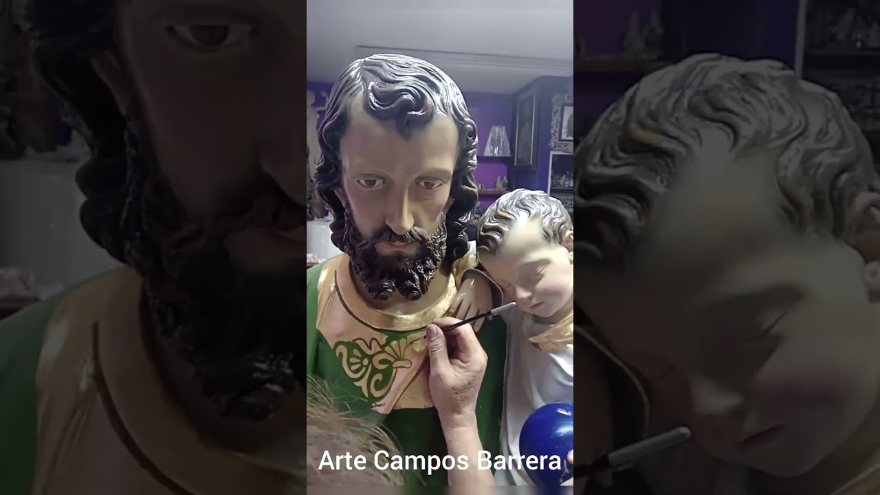 Como se hace la policromia de una escultura 1a parte