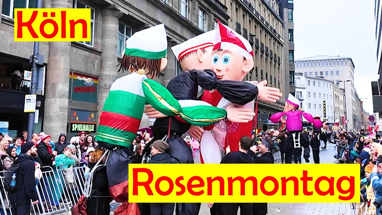 Köln Rosenmontag 2026: Kölns größte Karneval Party zwischen Dom & Kamelle! 🎉🥳