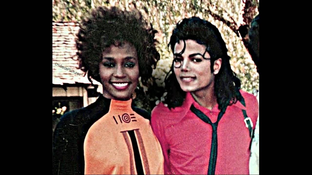 Michael Jackson and Whitney Houston at Neverland (rare pictures) , April 1989