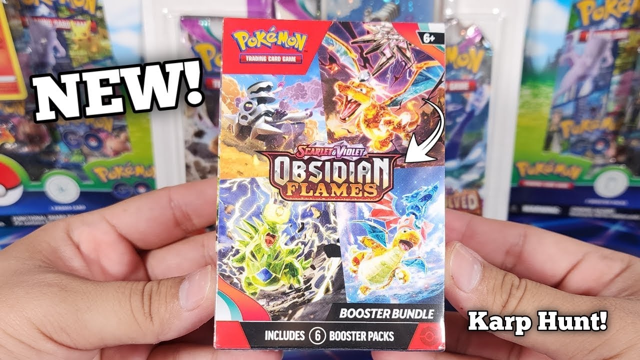 New Pokemon Obsidian Flames Booster Bundle Opening!! (Pokemondays)