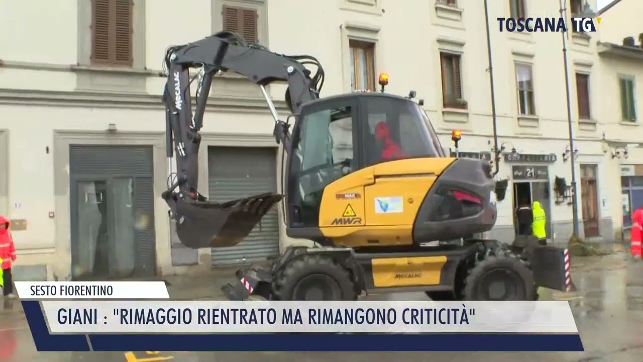 2025-03-14 SESTO FIORENTINO - GIANI ,  RIMAGGIO RIENTRATO MA RIMANGONO CRITICITÀ