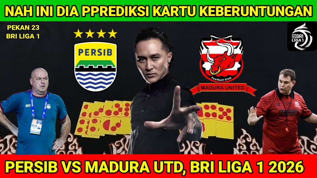 BOJAN HODAK TARGET HATTRICK🏆🏆🏆 PERSIB VS MADURA UTD, BRI LIGA 1 2025/2026 PEKAN 22 - PREDIKSI KARTU