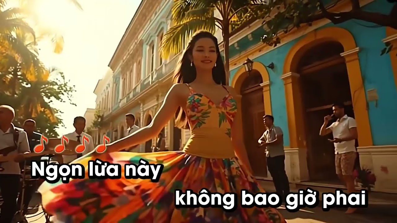 T&igrave;nh Y&ecirc;u Rực Ch&aacute;y (Tone Nam) - Karaoke AI