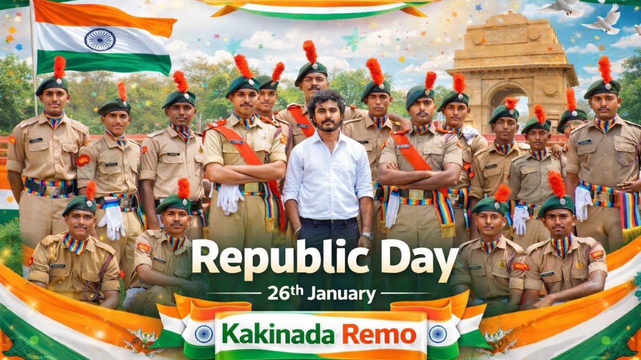 Republic Day special vlog in kakinada SP office. Daily lifestyle vlogs kakinada Remo. Kakinada.