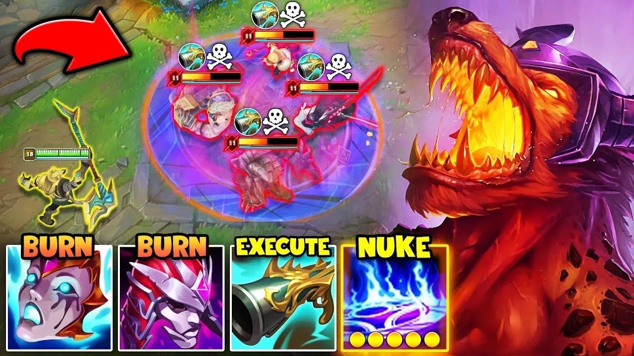THE MOST BRAINLESS NASUS BUILD YOU'LL EVER SEE! (PRESS E AND WATCH THEM DIE)