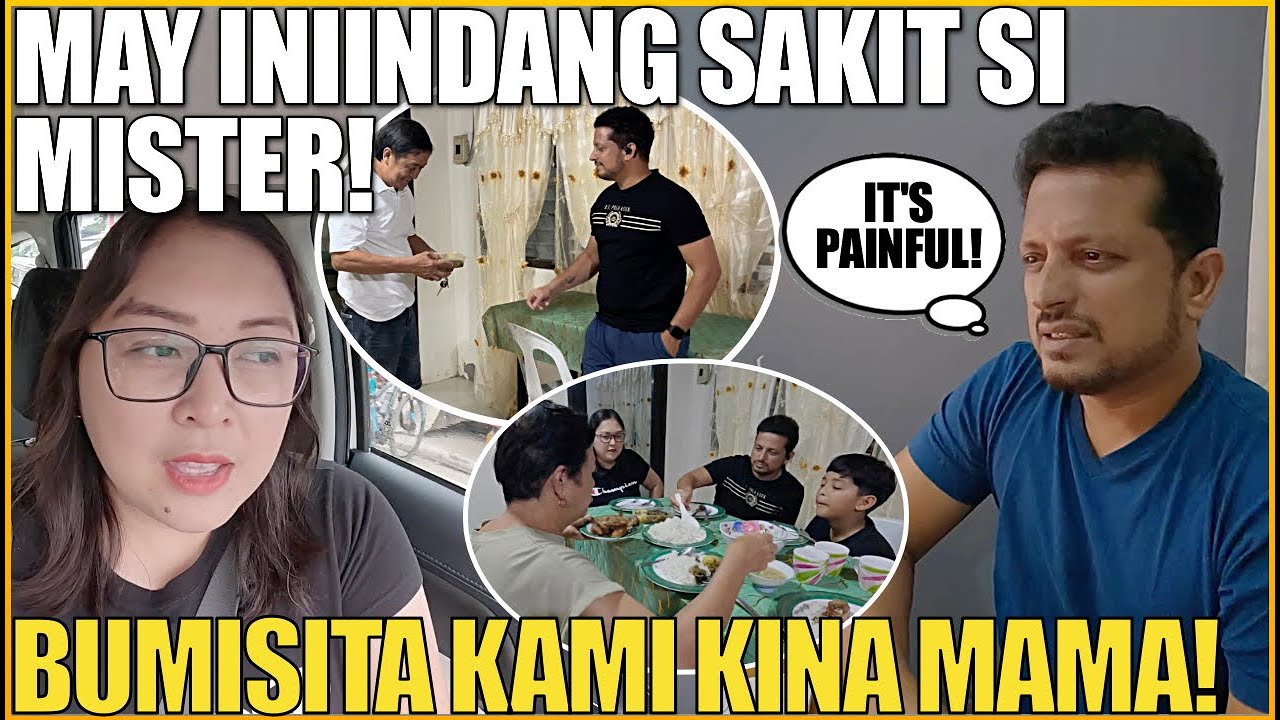MAY INIINDANG SAKIT SI MISTER! BUMISITA KAMI KINA MAMA! FILIPINO-INDIAN FAMILY ❤️