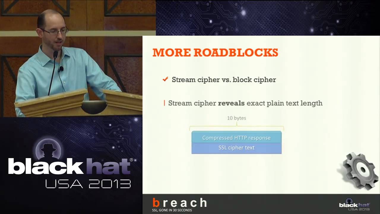 Black Hat USA 2013 - SSL, gone in 30 seconds - a BREACH beyond CRIME