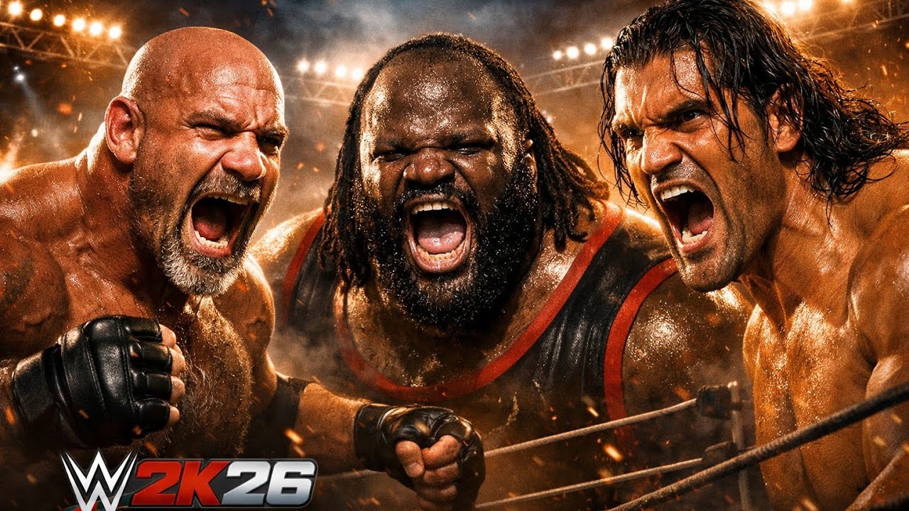 Goldberg vs The Great Khali vs Mark Henry – Giant Triple Threat | WWE