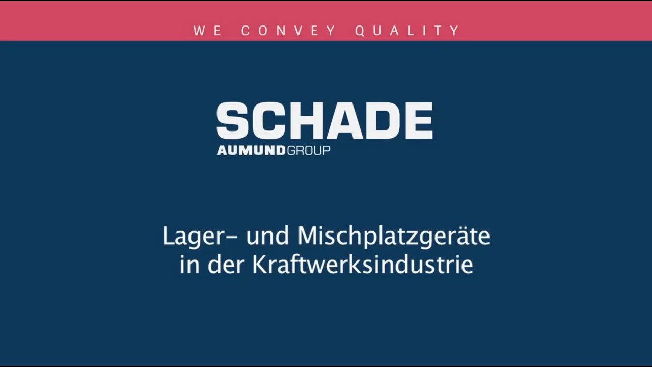 SCHADE Lager und Mischplatzgeräte
