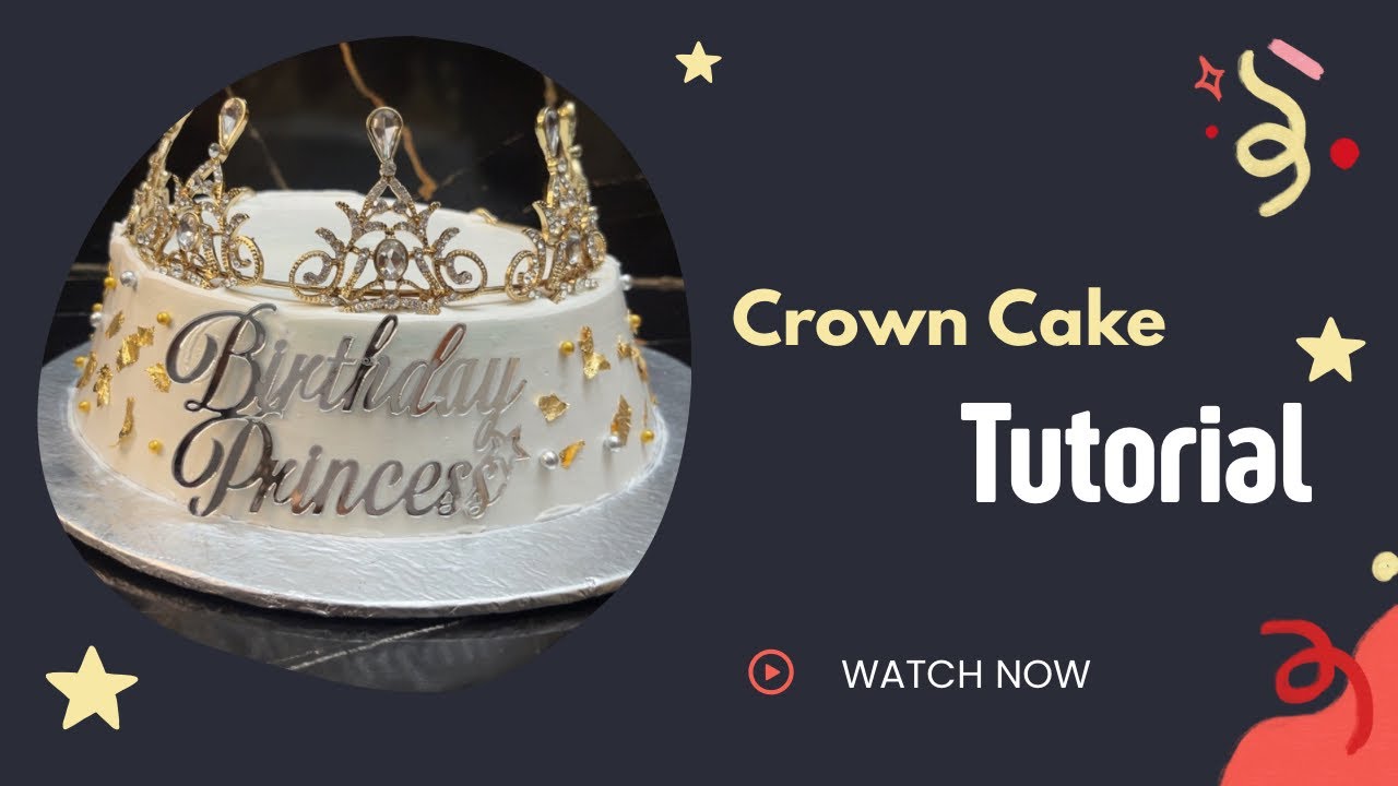How to make Crown Cake | Crown Cake design | Trending Crown Cake. 