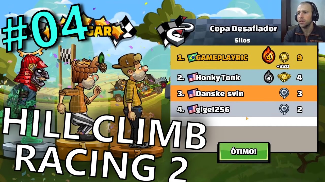 #04 - LIVE DE HILL CLIMB RACING 2. SEGUINDO COM A PARTE 04! VAI ACOMPANHAR? @GameplaydoRicardo
