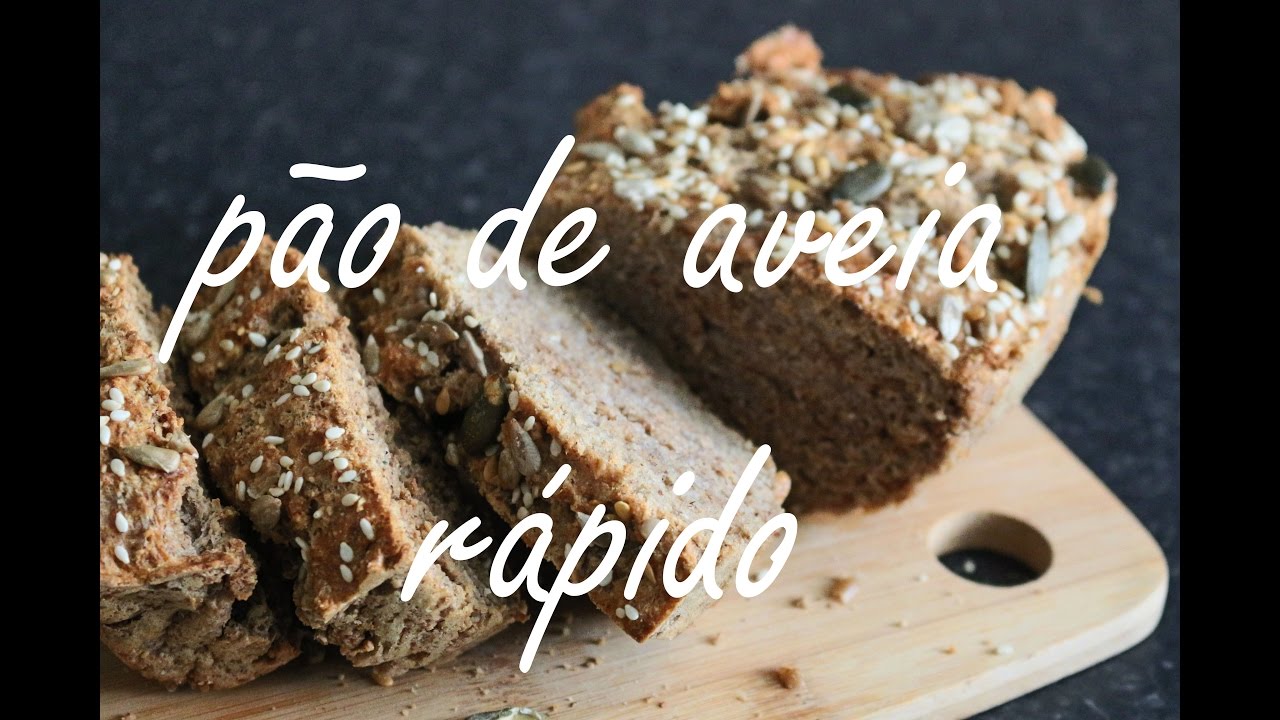 P&atilde;o De Aveia R&aacute;pido | P&atilde;o Saud&aacute;vel | Healthy Oat Bread | Joanabbl 179