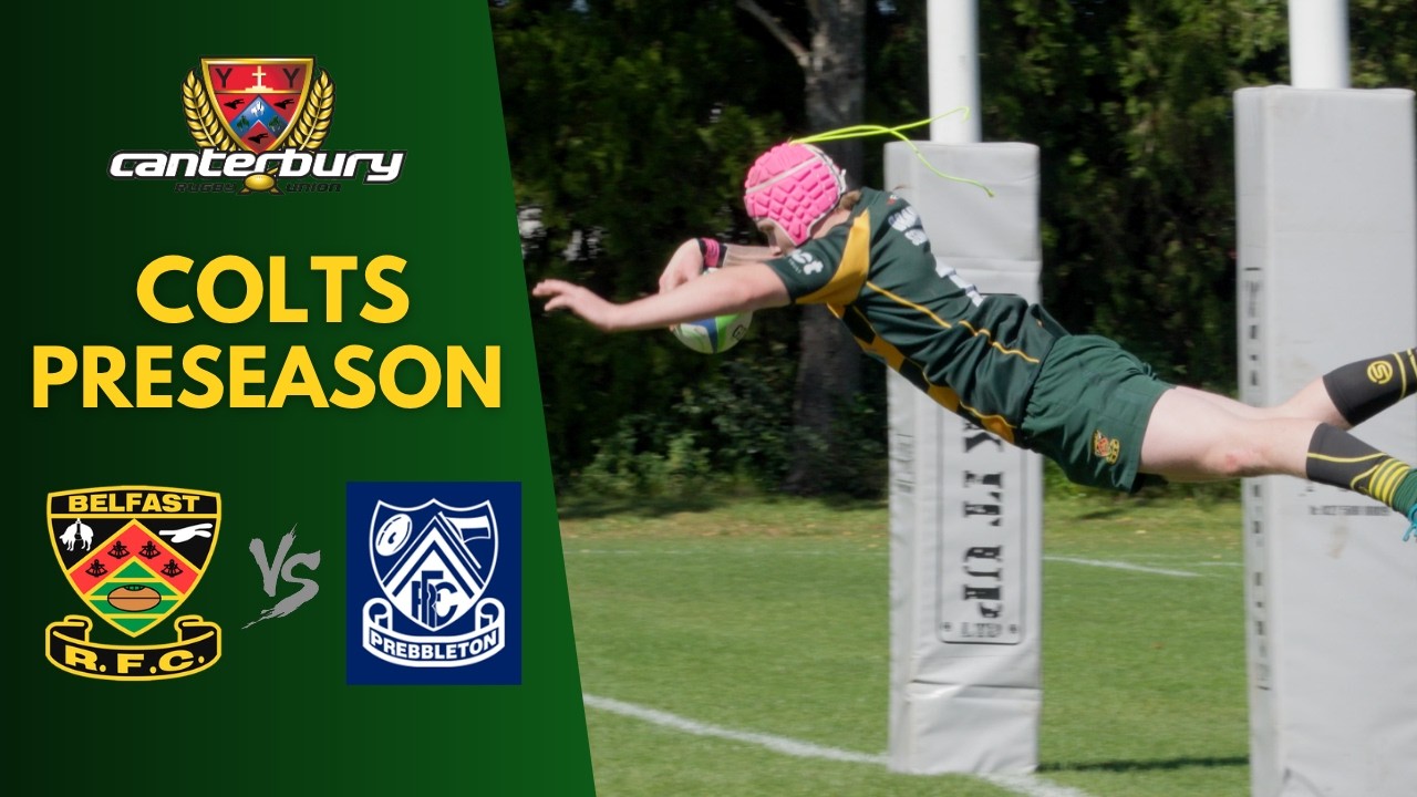 Belfast RFC vs Prebbleton RFC, Colts Rugby Preseason, 21 March 2026