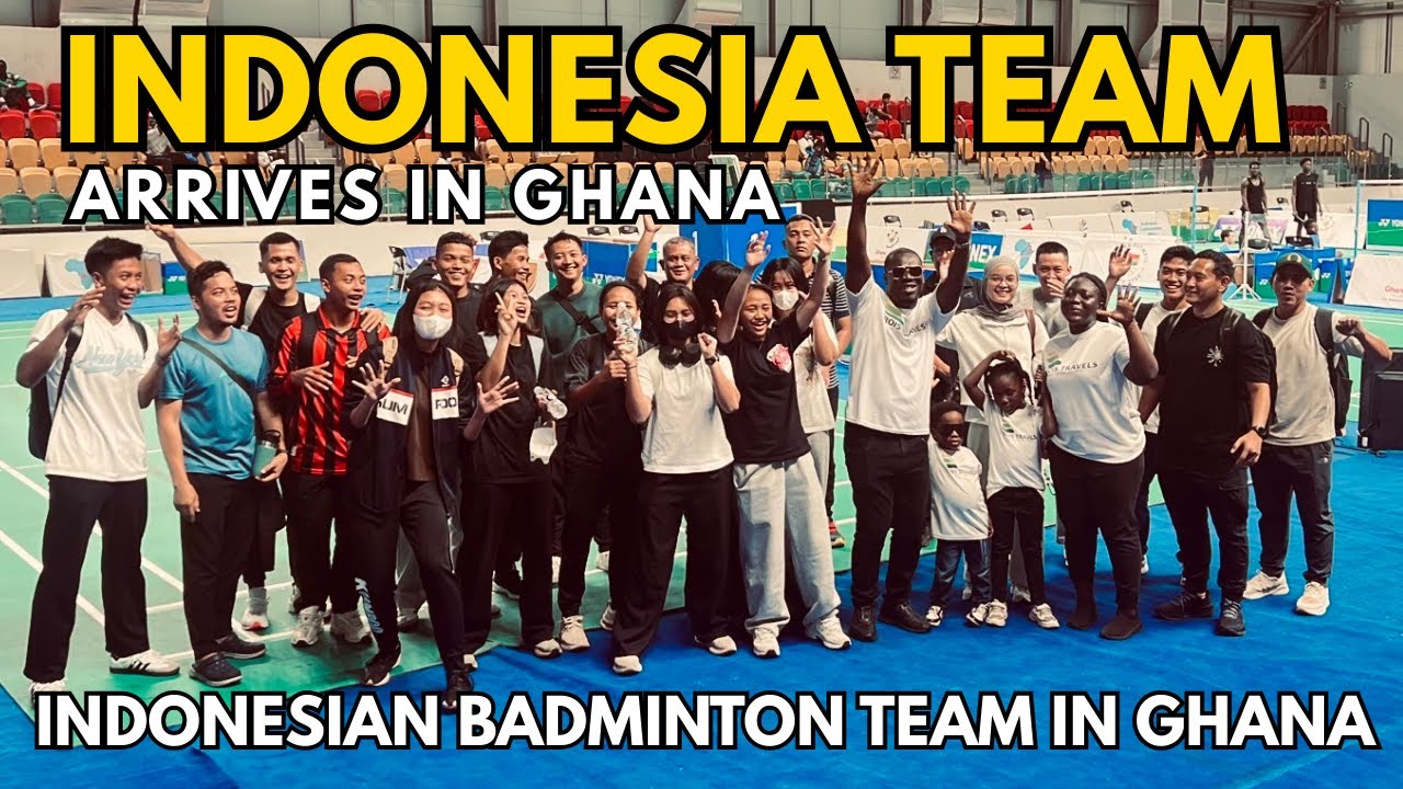 ROIS TRAVELS WELCOMES INDONESIAN BADMINTON TEAM IN GHANA
