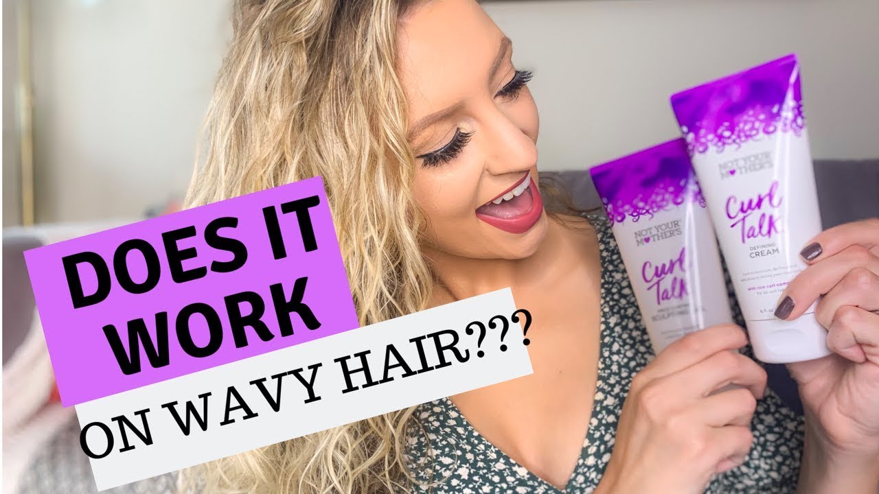 NYM CURL TALK 1ST IMPRESSIONS REVIEW//DOES IT WORK ON WAVY HAIR???