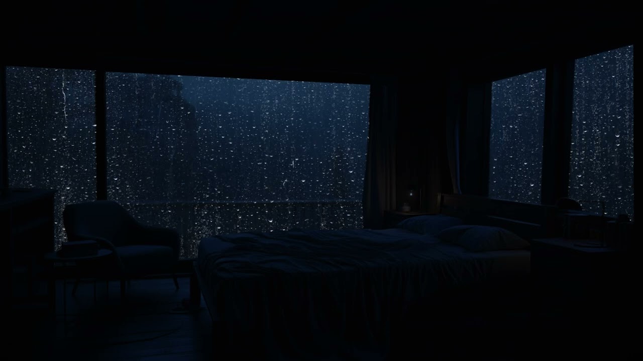 Heavy Rain Outside the Window 🌧️ A Cozy Atmosphere for Relaxation, Focus and Deep Sleep