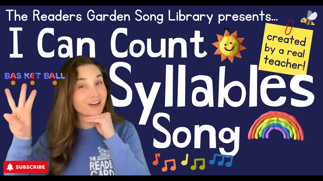 🎵 I Can Count Syllables Song: Learn How To Find The Syllables In A Word!