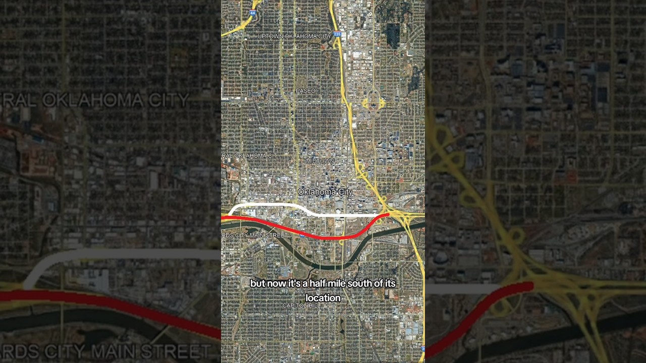 Why Oklahoma Moved This Interstate 0.5 Miles South 