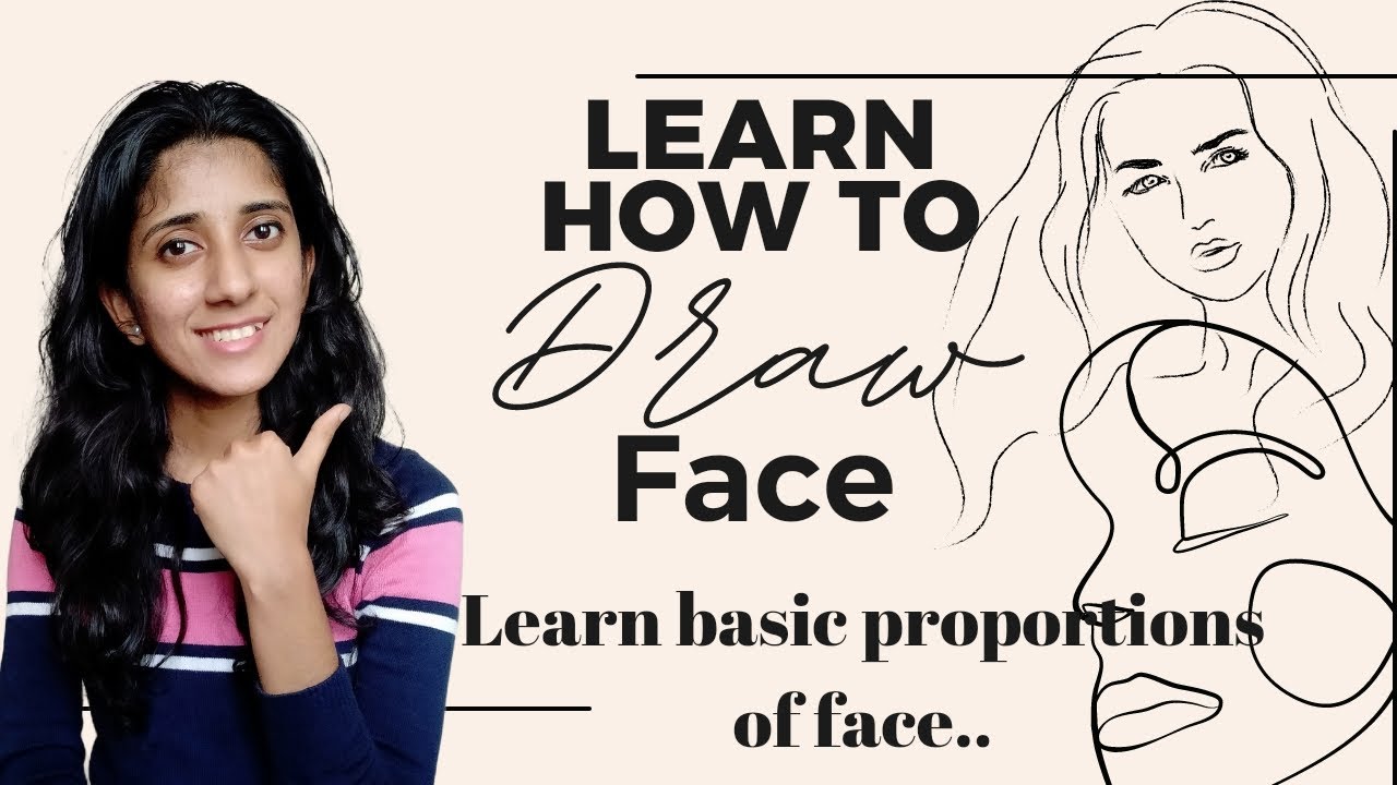 HOW TO DRAW FACE\ ഇനി ഏതു മുഖവും വരച്ചെടുക്കാം \ learn basic proportions of face #onemillionshades