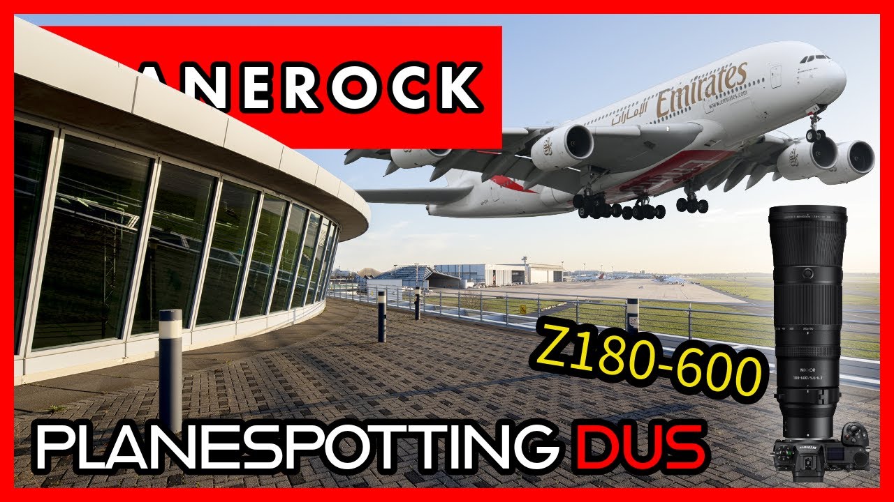 Planespotting Flughafen Düsseldorf DUS mit Nikon Z180-600mm auf der neuen Besucherterrasse | ✈#2