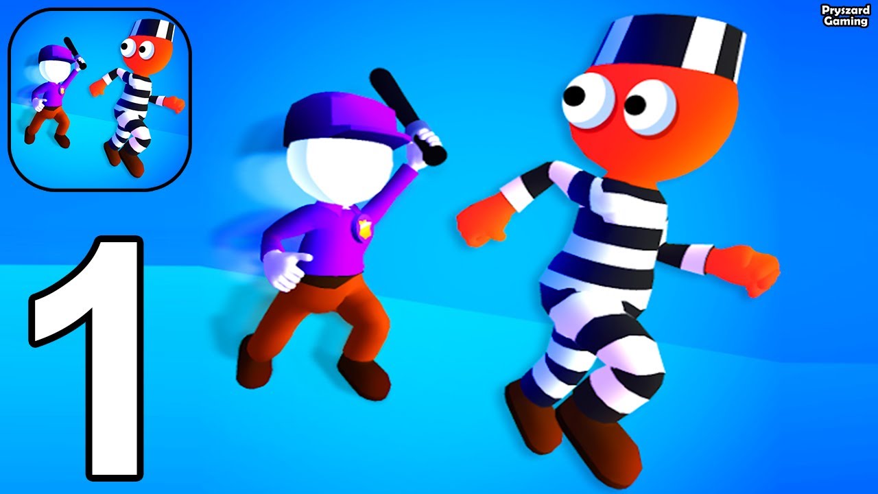 Prison Break: Cage Tycoon Idle - Gameplay Walkthrough Part 1 Stickman Prison Break Police Station
