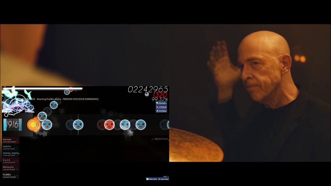 Osu!Taiko - Freedom Dive Meme
