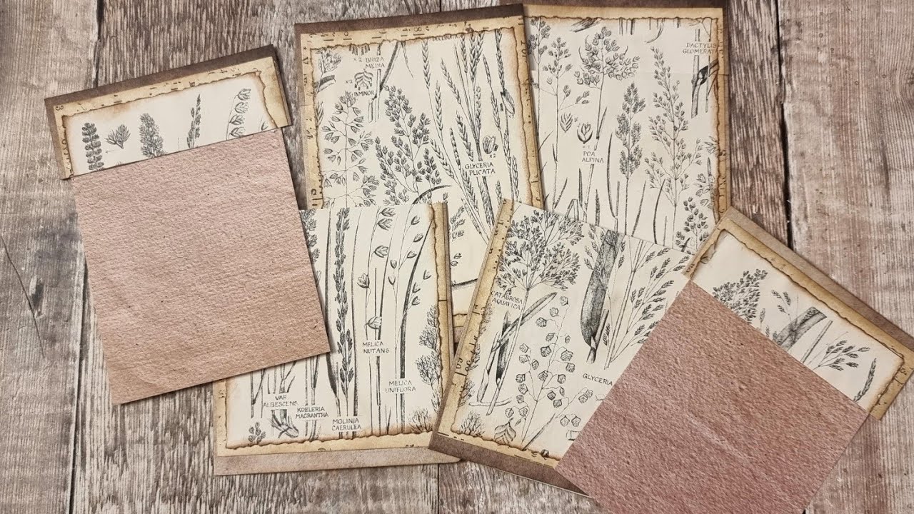 Journal Cards with a Hidden Writing Spot for your Junk Journal's