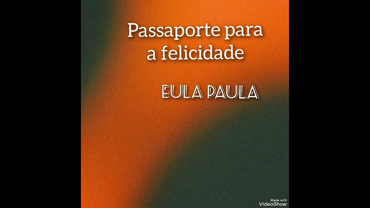 Passaporte para a Felicidade - Eula Paula - PLAYBACK 