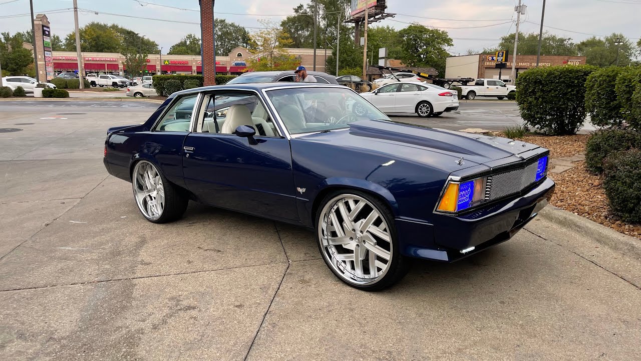 D Nice Candy Painted Malibu On 24 Inch Rucci Forged Wheels