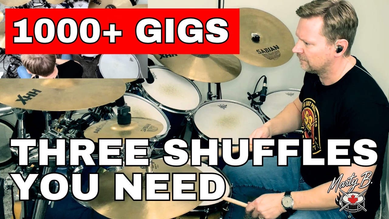 3 Shuffles Every Working Drummer Needs to Know 🥁