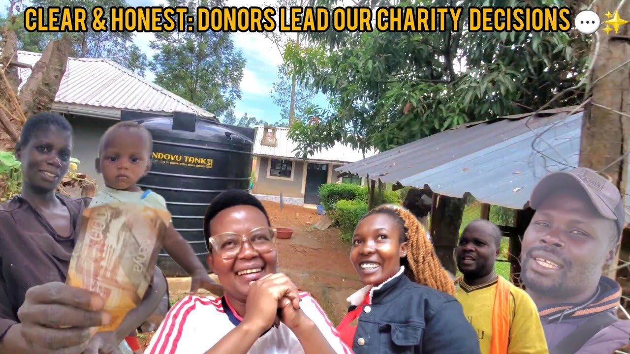 COMING OUT CLEAR! Donors Have the Final Say in Our Charity Projects 💬✨!#charity 