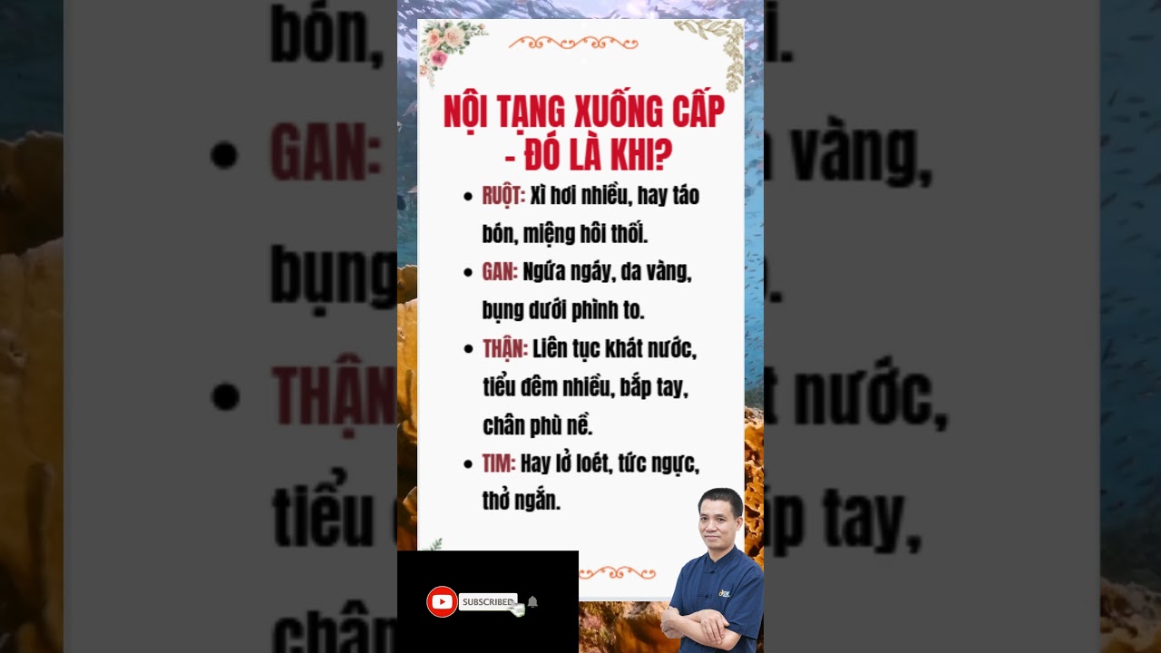 Cơ Thể B&aacute;o Động Khi Gan, Thận, Tim, N&atilde;o Yếu Dần #cothetuchualanh #baodong #kiemsaphia #tuchualanh