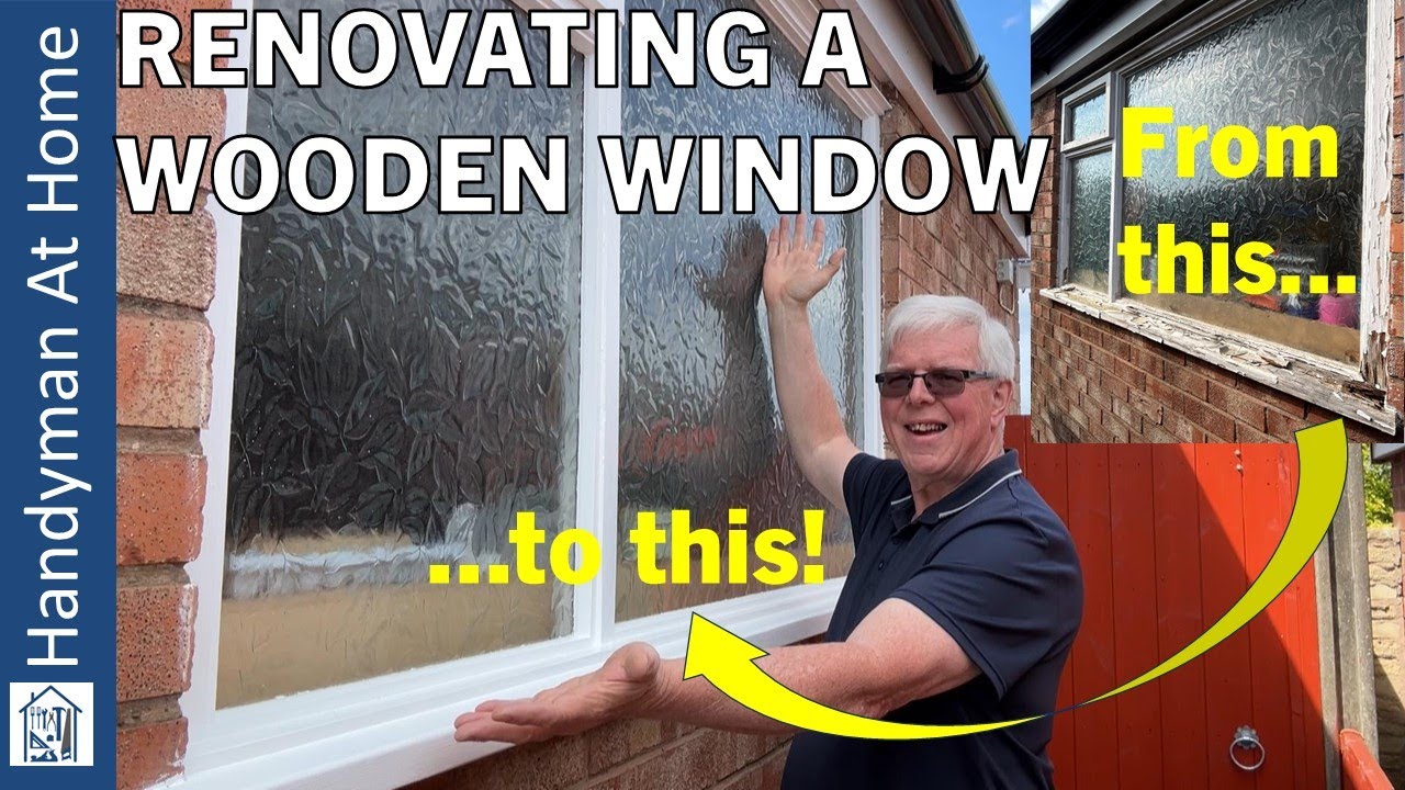 How To Repair A Rotted Window Frame - Replace A Wooden Window Sill