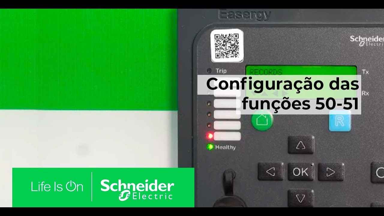 P1 - Configuração das funções 50/51 | Schneider Electric Brasil