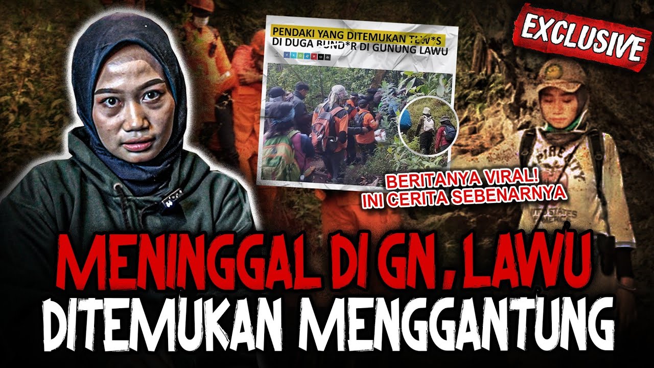 MENINGGAL DI Gn. LAWU?? VIRAL!! INI CERITA SEBENARNYA, TERJEBAK API & MENGGANTUNG DI POS 3