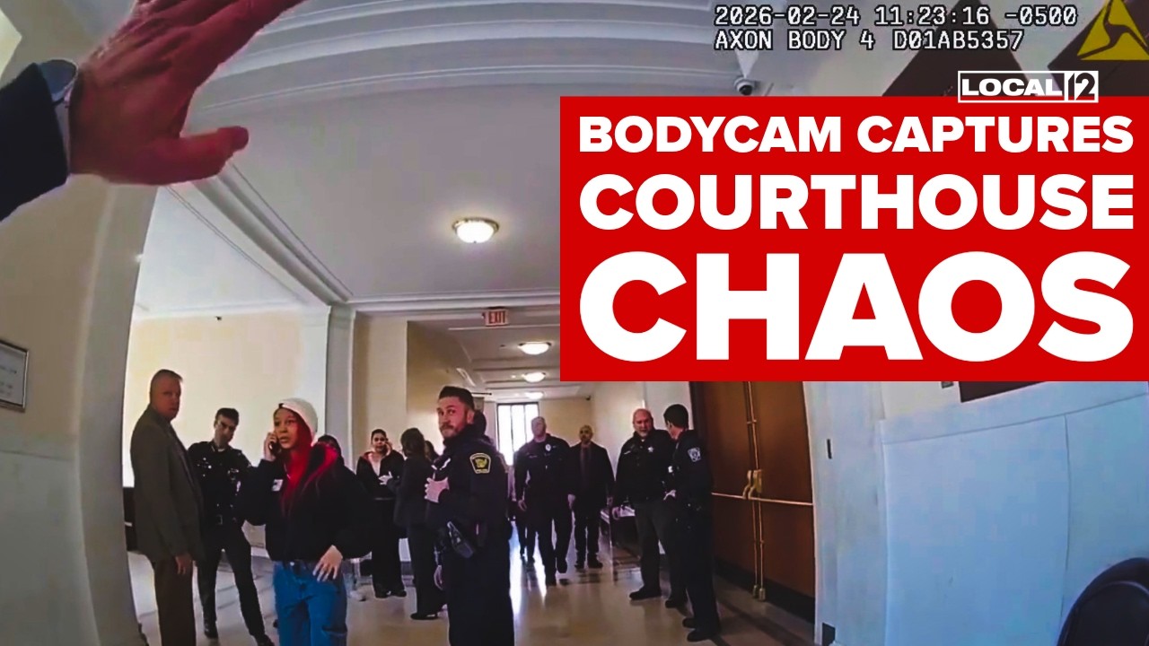 Ohio courtroom erupts after sentencing: Bodycam captures the chaos