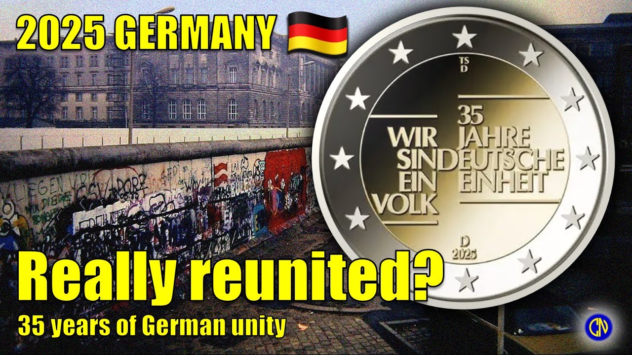 #86: 2 евро 2025 Германия 🇩🇪 – 35 лет единства 🦅 Коллекционная монета – успех или неудача?