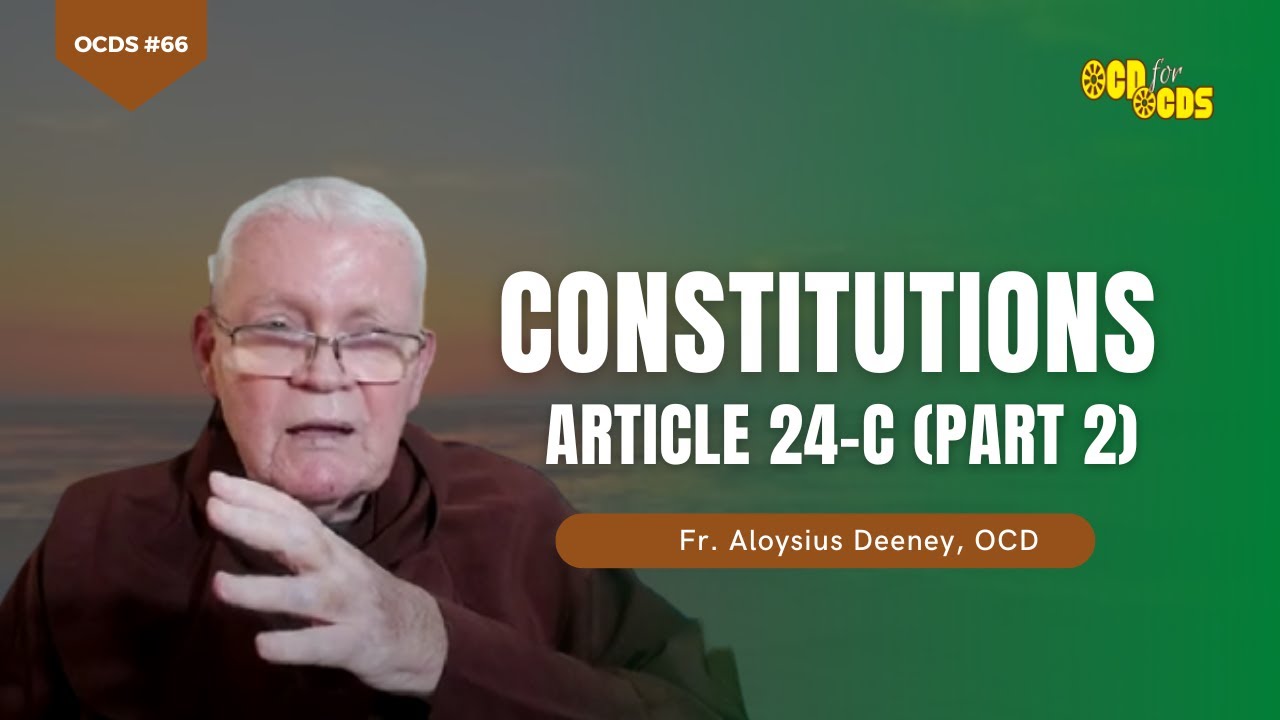 OCDS #66 - Constitutions Article 24c (Part 2)