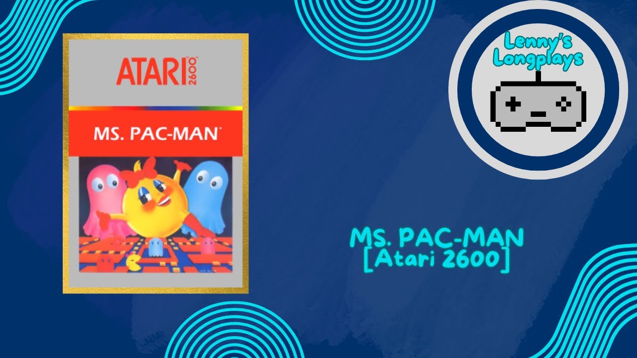 Ms. Pac-man [Atari 2600] Gameplay