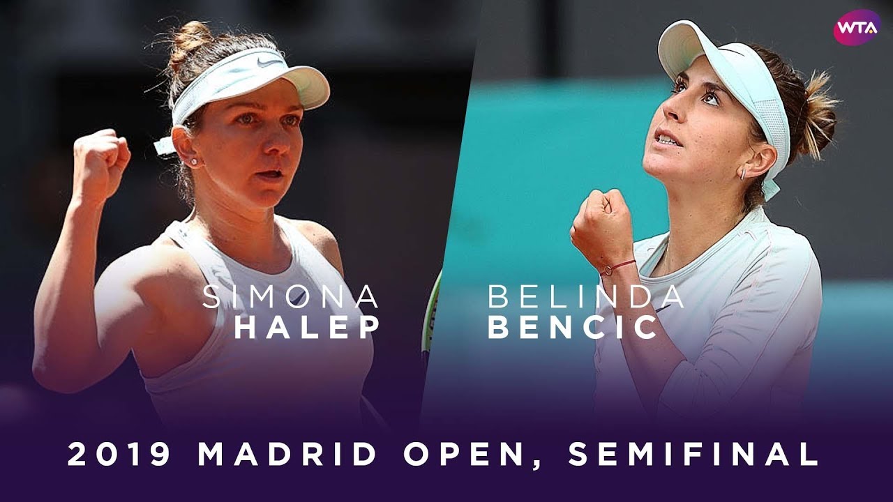 Simona Halep vs. Belinda Bencic | 2019 Madrid Open Semifinal | WTA Highlights
