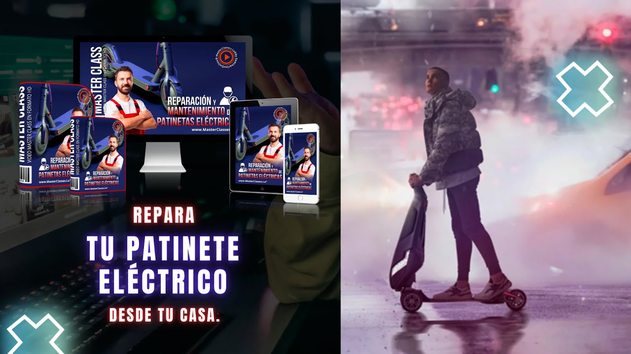 MasterClass de Reparaci&oacute;n y Mantenimiento de Patinetes 🛴⚡️ El&eacute;ctricos 100% Online. Desde Casa 🏡