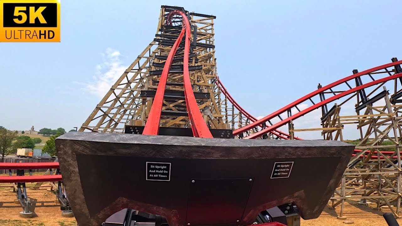 Wildcats Revenge POV 5K NEW RMC HYBRID COASTER Hersheypark, PA