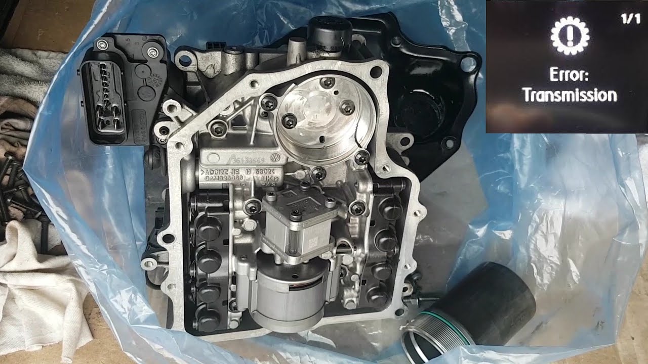 Причина неисправности трансмиссии VW DSG P17BF