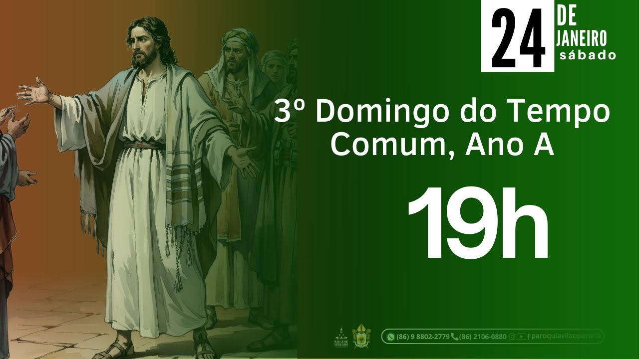 3º Domingo do Tempo Comum, Ano A, 24 de janeiro
