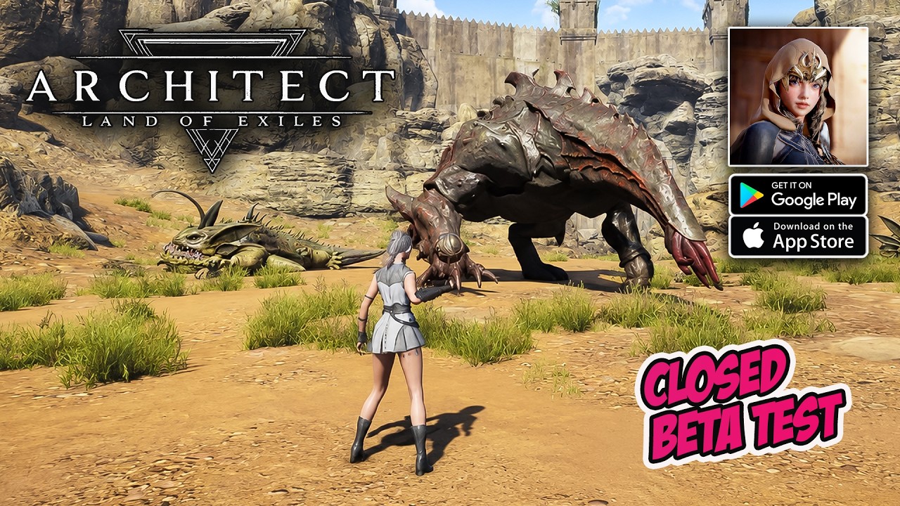 ARCHITECT: Land of Exiles - MMORPG UE5 CBT Gameplay (Android/iOS)