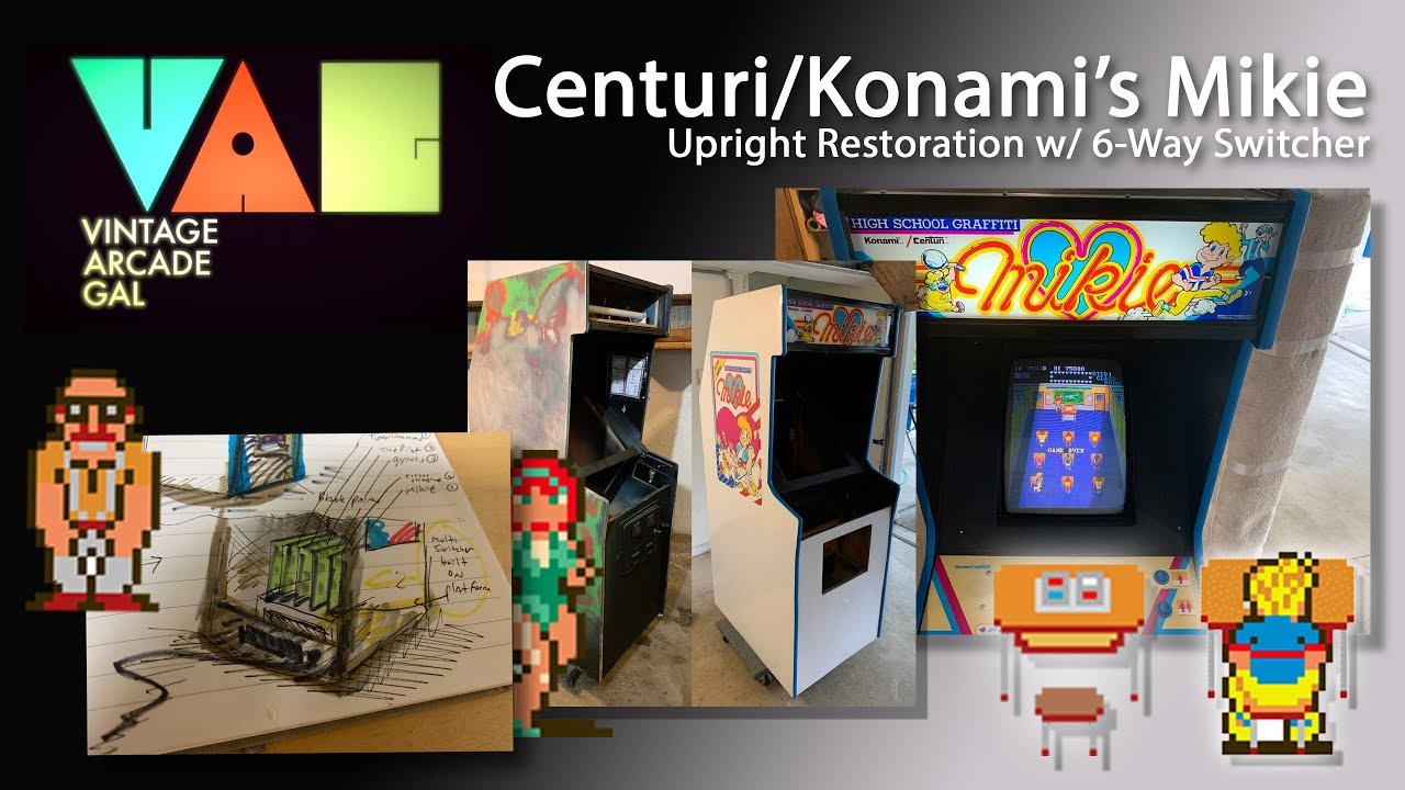 Mikie Arcade Game Restoration by Centuri / Konami