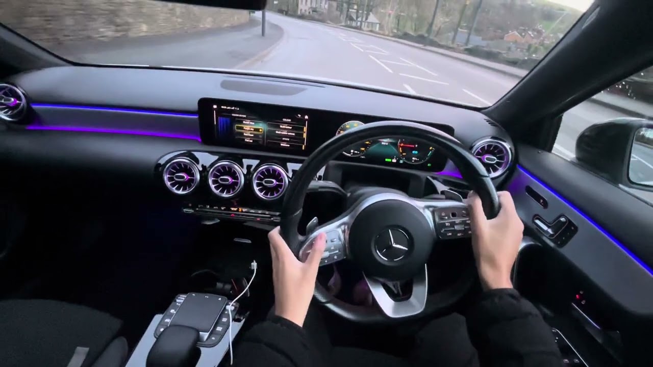 POV Driving Mercedes-Benz A250e